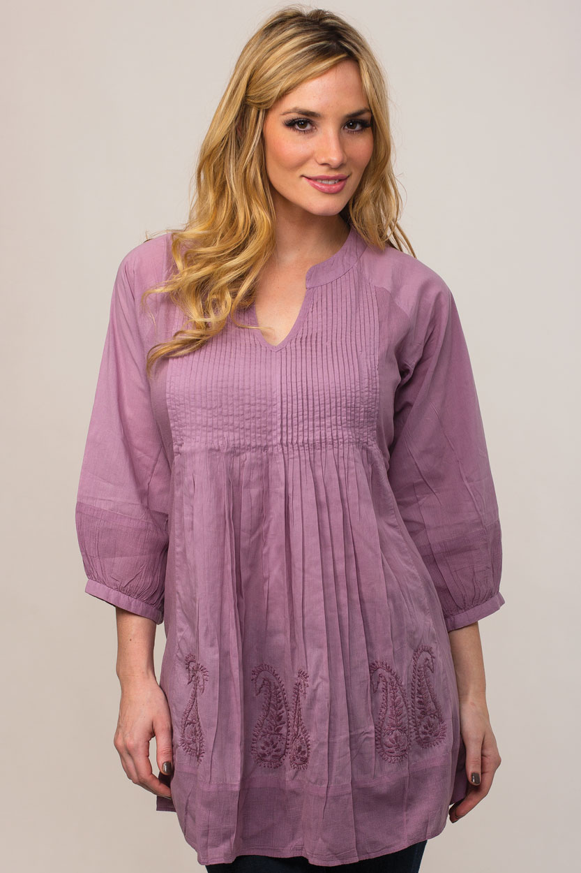 Saroja Lavender Tunic SS-36.2 | Sevya Handmade